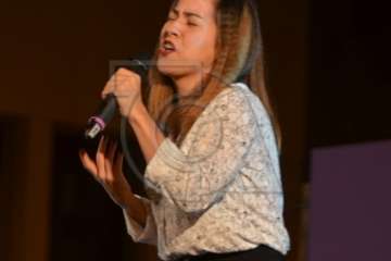 El joven aruquense José David Batista gana el VIII Festival de la Canción de Telde (Foto Francisco Javier Santana)